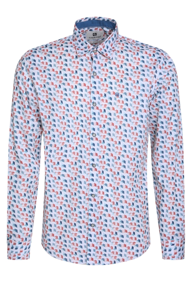 POPLIN STRETCH OVERHEMD 335539 102 ecru
